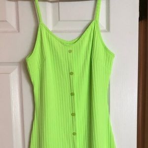 Neon Tank Dress Summer